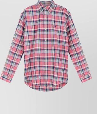 Polo Ralph Lauren madras cotton long-sleeve shirt