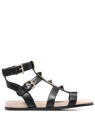 Michael Michael Kors studded cage sandals - Black