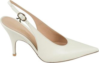 Gianvito Rossi Pumps - Dames - Pumps - Wit - 39 1/2 EU - Schoenen