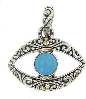 Samuel B. Silver 0.90 Ct. Tw. Sleeping Beauty Pendant