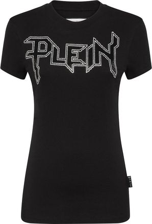 Philipp Plein Grafisch Logo Korte Mouwen T-shirt