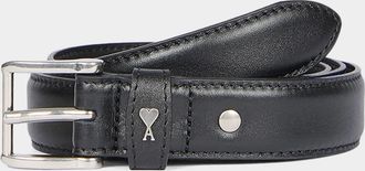 Ami Men & apos;s Paris Paris Leather Belt