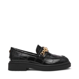 Steve Madden Pre-Launch Flat Shoe BLACK CROC