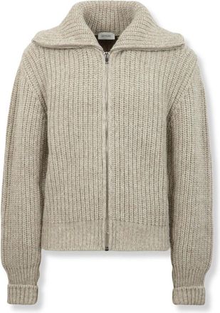 Christophe Lemaire Zipped Ribbed Cardigan