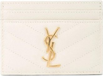 Saint Laurent Monogram Quilted Card Holder