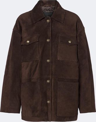 Nili Lotan Mirra suede jacket