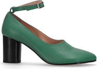 Niccolò Pasqualetti Obliqua Block Heel Pumps - Calfskin Leather