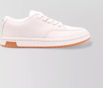 Kenzo low top panelled leather sneakers