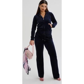 Juicy Couture Del Ray Womens Blue Joggers - Navy - Size Medium