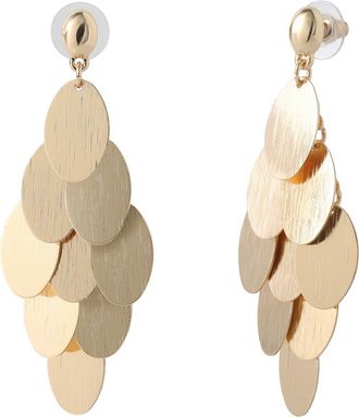 Jessica Simpson Dangling Petal Earrings Gold-Tone, Large Drop Earrings for Women at Nordstrom