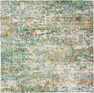 Safavieh Alfombra Verde/Turquesa/Multicolor 152 X 152 cm