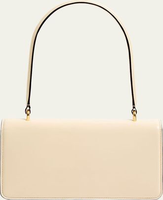 Valentino Garavani Vain VLOGO Leather Top-Handle Bag