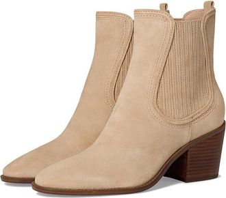 Cole Haan Janelle Chelsea Booties Womens Boots Tuscan Sand Suede : 10.5 B - Medium, Leather