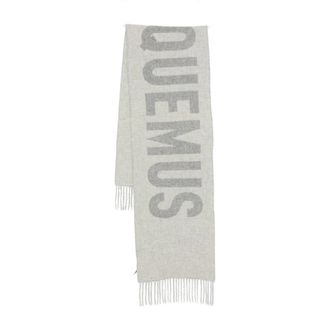 Jacquemus Logo-intarsia Fringed Scarf