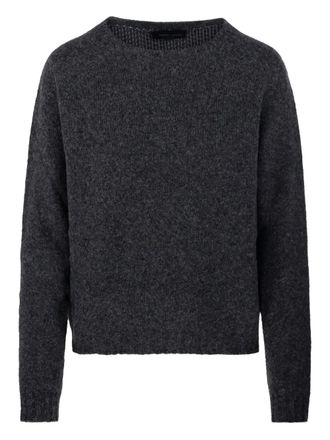 Roberto Collina crew-neck sweater - women - Fabric - S - Grey