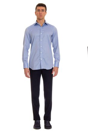 Finamore Traveller Cotton Tailored Shirt