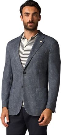 Brooks Brothers Jassen, Heren, Blauw, 2Xl, Katoen, Katoenen Jersey Blazer