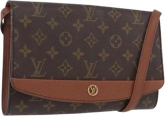 Louis Vuitton Pre-owned Cross Body Bags, female, Brown, Size: ONE SIZE Pre-owned Bordeaux 24 Shoulder Bag