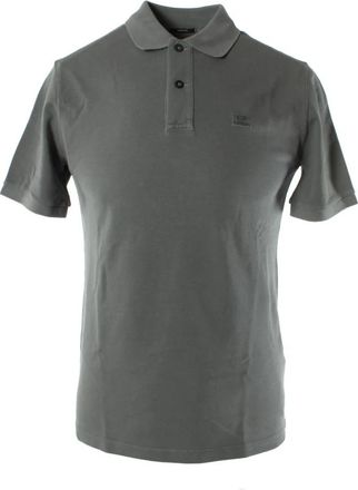 C.P. Company Logo Polo - Heren - Polos - Grijs - XS - Katoen - Tops