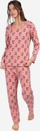 Leveret Womens Loose Fit Cotton Matching Family Pajamas, Fun & Character Themes in Koala Pink at Nordstrom, Size X-Small