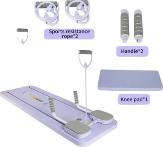 OEM Tabla De Ejercicios, Dise&ntilde;o Plegable, Resistencia Ajustable, Color Morado