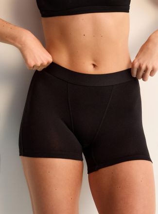 Miiyu Womens Ultra-comfortable elastic-waist boxer brief Organic cotton & TENCEL TM modal