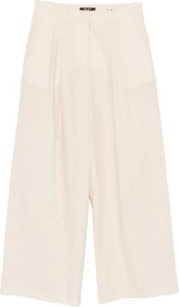 Moorer Pleated Wide-leg Trousers