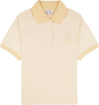 Sporty & Rich NY Crest Prep Polo - Dames - Polos - Beige - S - Tops