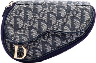 Dior Pre-owned Dior Diorissimo Canvas Saddle Pouch Ladies P22DZ0HO3T6XL7NQ