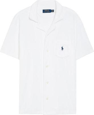 Polo Ralph Lauren Logo-embroidered Terry Shirt - White - L