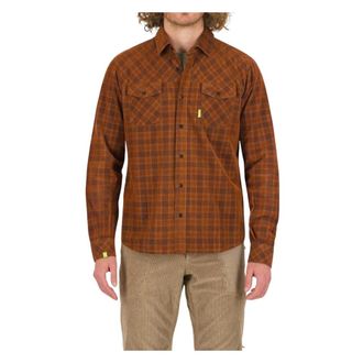 Karpos Casual Shirts, male, Brown, Size: M Mahogany Carbon Faina Shirt
