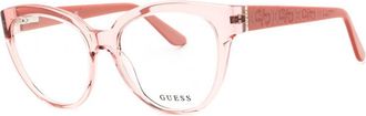 Guess GU50232 072 Transparent Shiny Light Pink 54mm