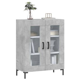 Berkfield Home Sideboard Concrete Grey 69.5x34x90 cm Engineered Wood