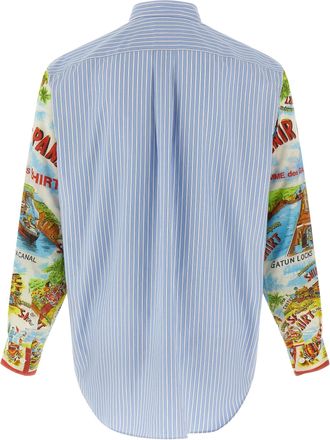 Comme Des Gar&ccedil;ons Mens Multicolor Cotton Blouse