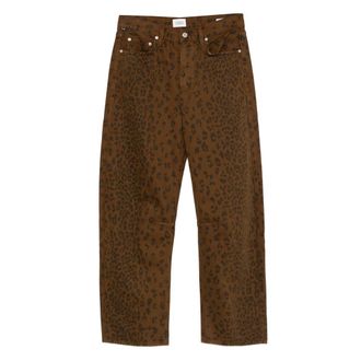 Citizens Of Humanity Cheetah-print Jeans