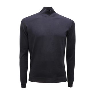 Goes Botanical Lupetto Costina Jumper - male - GOES BOTANICAL - Turtlenecks - Blue - S - Knitwear