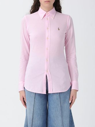 Polo Ralph Lauren Camicia slim fit in popeline di cotone con logo Pony ricamato