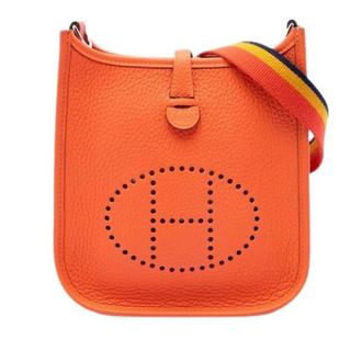 Herm&egrave;s Pre-owned Evelyne Amazone - Dames - Pre-owned - Oranje - Maat: ONE Size Leer