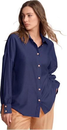 Kocca Overhemden, Dames, Blauw, XL, Polyester, Ecclesia Shirt