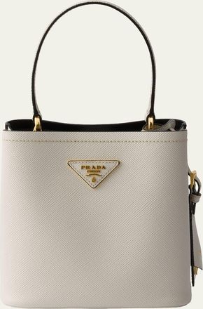 Prada Panier Saffiano Leather Top-Handle Bag