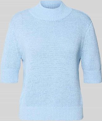 someday Someday Strickpullover mit 1/2-Arm Modell Tavery Detail in Hellblau, Gr&ouml;&szlig;e 36