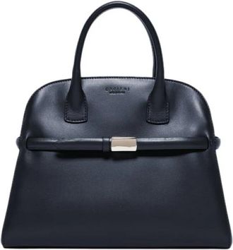 Orciani Aura Alba Midi - Dames - Handtassen - Zwart - ONE Size - Leer - Tassen