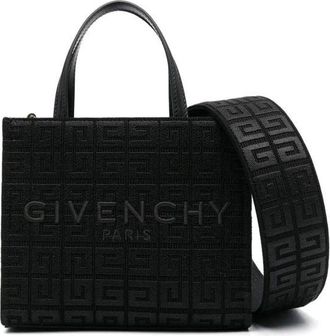 Givenchy Black Cotton Tote Womens Bag