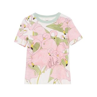 Chlo&eacute; T-Shirts, female, Multicolor, Size: S T-Shirt E26