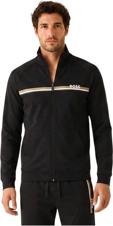 HUGO BOSS Fitness, Heren, Zwart, XL, Katoen, Authentic Jacket Z