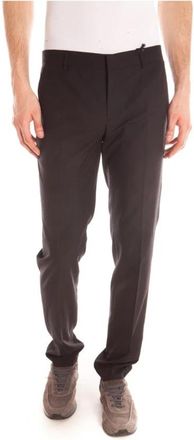 Daniele Alessandrini Slim-fit Broeken - Heren - Slim Fit Broeken - Zwart - 2XS - Katoen - Broeken