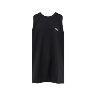 Yohji Yamamoto Sleeveless Tops, male, Black, Size: XL Elegant Basketball Jersey