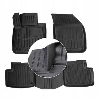 OEM Alfombrillas Y Limpiaparabrisas De Goma Para Volvo S60 3 A Partir De 2018 - Ud Troughs