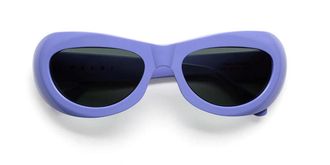 Marni Field Of Rushes Lilac LDL Mens Sunglasses Purple Size 59