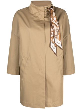 Herno Parka con decorazione - Marrone